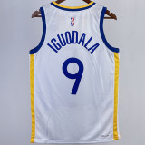 2023/24 Warriors IGUODALA #9 White NBA Jerseys