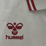 2024/25 Denmark Away White Fans Soccer Jersey