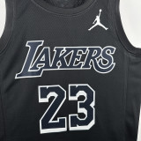 Lakers JAMES #23 Black Honor Edition NBA Jerseys
