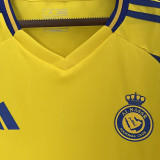 RONALDO #7 Al Nassr Home Yellow Fans Jersey 2024/25 (Cup Font 杯赛字体)