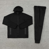 2024/25 Nk~ Black Hoody Zipper Jacket Tracksuit
