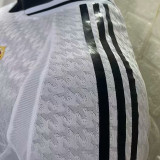 2024/25 RM Home White Player Version Long Sleeve Soccer Jersey