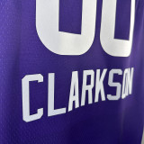 2023/24 Jazz CLARKSON #00 Purple City Edition NBA Jerseys