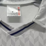 1986-1989 RM White Home Retro Soccer Jersey