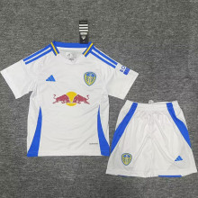2024/25 Leeds United Home White Kids Soccer Jersey
