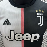 2019/20 JUV Home Player Version Retro Soccer Jersey