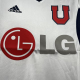 2003 Universidad de Chile Away White Retro Soccer Jersey