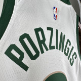 2023/24 Celtics PORAIGIS #8 White City Edition NBA Jerseys