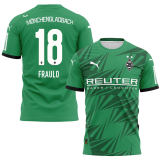 2024/25 Monchengladbach Away Green Fans Soccer Jersey