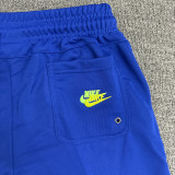 2025 NK Blue Embroidered Multicolor Logo Casual Short Pants CN02深彩蓝