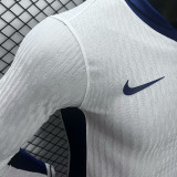 2024/25 England Home White Player Version Long Sleeve Jersey