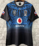 2022/23 Fiji Black Blue Rugby Jersey 斐济