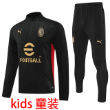 2025 AC Black Kids Sweater Tracksuit