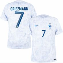 GRIEZMANN #7 France 1:1 Away White Fans Jersey 2022/23