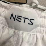 Nets White City Edition NBA Pants