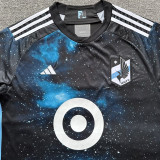 204/25 Minnesota United Black Fans Soccer Jersey 明尼苏达联