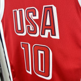 2024 Team USA TATUM #10 Red NBA Jersey