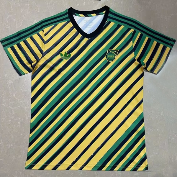 2024 JAMAICA ORIGINALS Green Yellow Training Jersey
