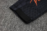 2024 PSG Black Yellow Kids Sweater Tracksuit
