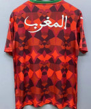 2023/24 Morocco Home Red Fans Soccer Jersey