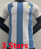 CAMPEONES DEL MUNDO 3 Stars Argentina Player Version Jersey (3 Stars 3星) ★★