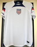 PULISIC #10 U.S 1:1 Quality Home White Fans Jersey 2022/23