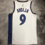 2023/24 Wizards AVDIJA #9 White Retro NBA Jerseys