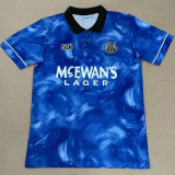 1993/95 Newcastle Away Blue Retro Soccer Jersey