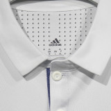 2016/17 RM White Home Retro Player Version Long Sleeve Jersey 球员版