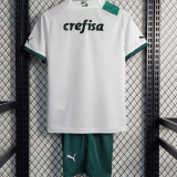2023/24 Palmeiras Away White Kids Soccer Jersey