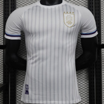 2024/25 Uruguay Away White Player Version Soccer Jersey 乌拉圭