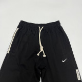 2024/25 Nk~ Black Pure Cotton Sports Trousers Zipper style