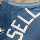 Timberwolves RUSSELL #0 Blue NBA Jerseys