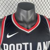 2023/24 Trail Blazerst HENDERSON #00 Black NBA Jerseys