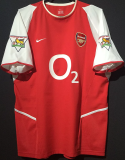 HENRY #14 ARS Home Retro Jersey 2002/04 (Have Patch 带 2001-2002 金双臂章 FA Premier League Font 英超字体 ) ★★