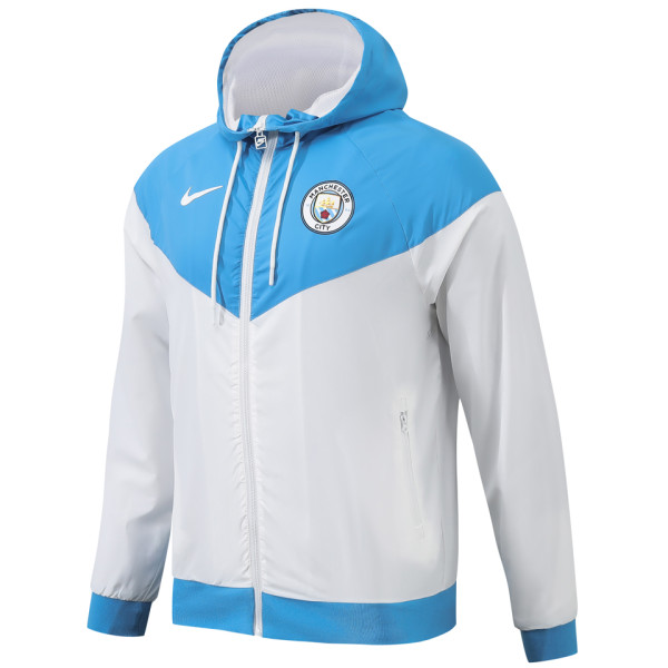 2024/25 Man City Blue White Windbreaker NK~款式