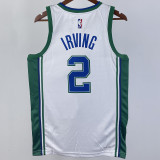 2023/24 Mavericks IRVING #2 White City Edition NBA Jerseys