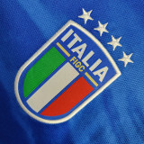 2023/24 Italy 1:1 Quality Home Blue Fans Soccer Jersey