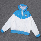 2024/25 Man City Blue White Windbreaker NK~款式