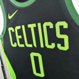 2025 Celtics TATUM #0 Black City Edition NBA Jerseys