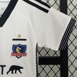 2024/25 Colo-Colo Home White Kids Soccer Jersey