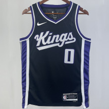 2023/24 Kings MONK #0 Black NBA Jerseys 热压