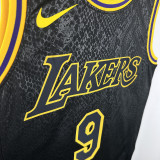 2025 Lakers JAMES JR. #9 Black NBA Jerseys 热压