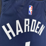 2023/24 Clippers WESTBROOK #0 Sapphire Blue City Edition NBA Jerseys