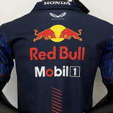 2023/24 Red Bull Racing Black F1 Team POLO T-Shirt (有领 拉链)