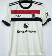 2024/25 M Utd 1:1 Quality Third White Fans Soccer Jersey