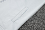 2024 BA Light Gray Hoody Zipper Jacket Tracksuit