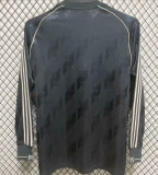 2025 RM Special Edition Black Retro Style Long Sleeve Soccer Jersey