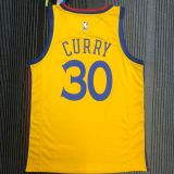 2018 Warriors CURRY #30 The Bay NBA Jerseys Hot Pressed