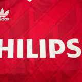 1987/88 P S V Home Red Retro Soccer Jersey